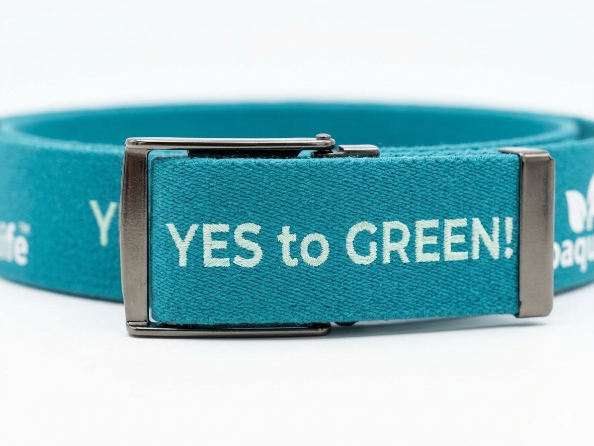 bioaqualife® Webbing Belt with Iron Plate Buckle