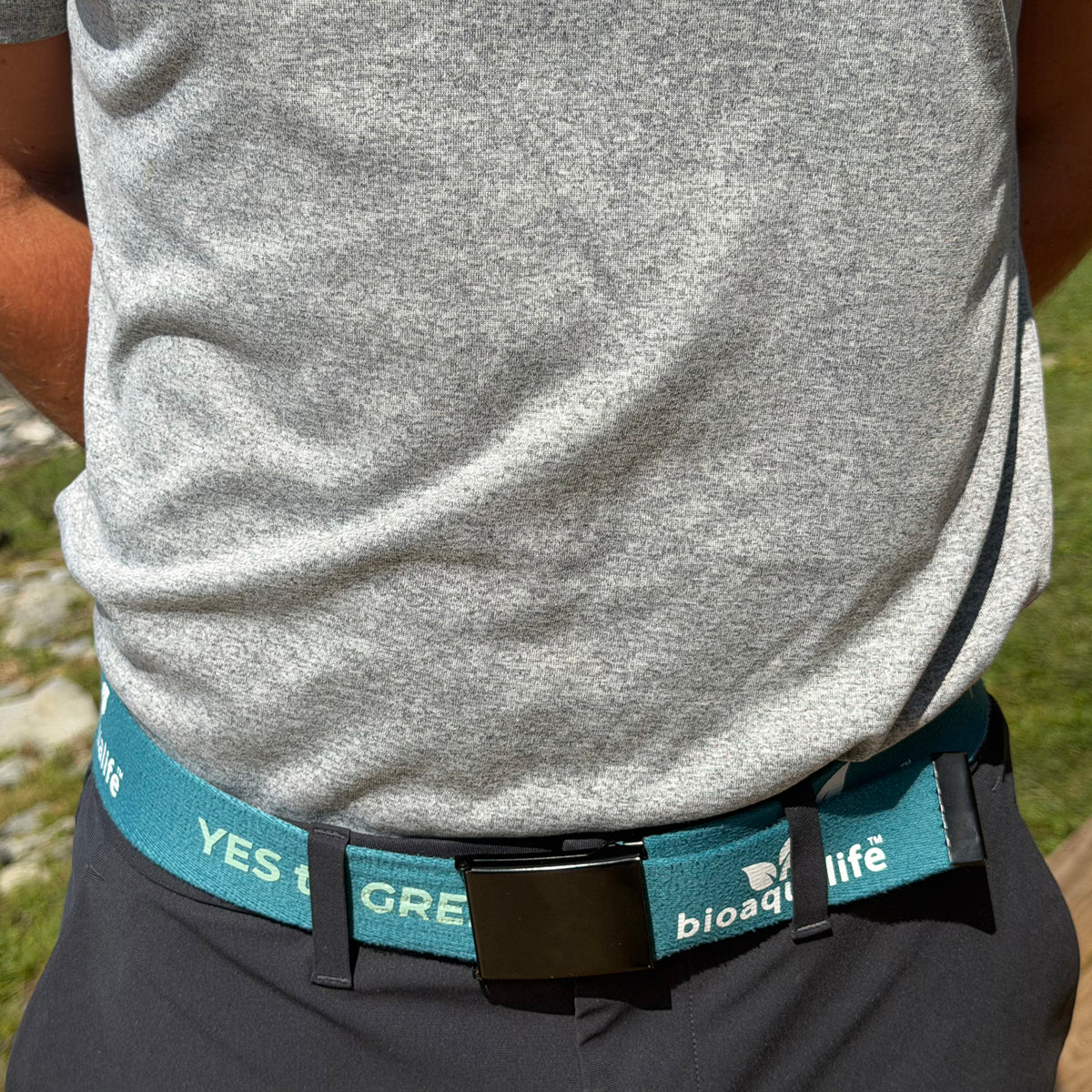 bioaqualife® Webbing Belt with Iron Plate Buckle